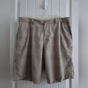 O'Neill Men's Beige Flat Front Shorts Size 36